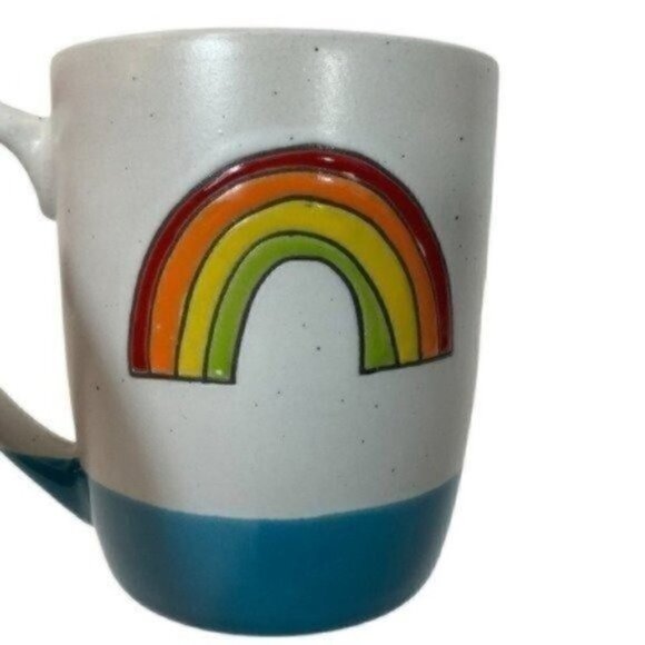 It’s a Good Day For a Good Day Happy Rainbow speckled coffee Mug 16 ounces - Picture 3 of 9